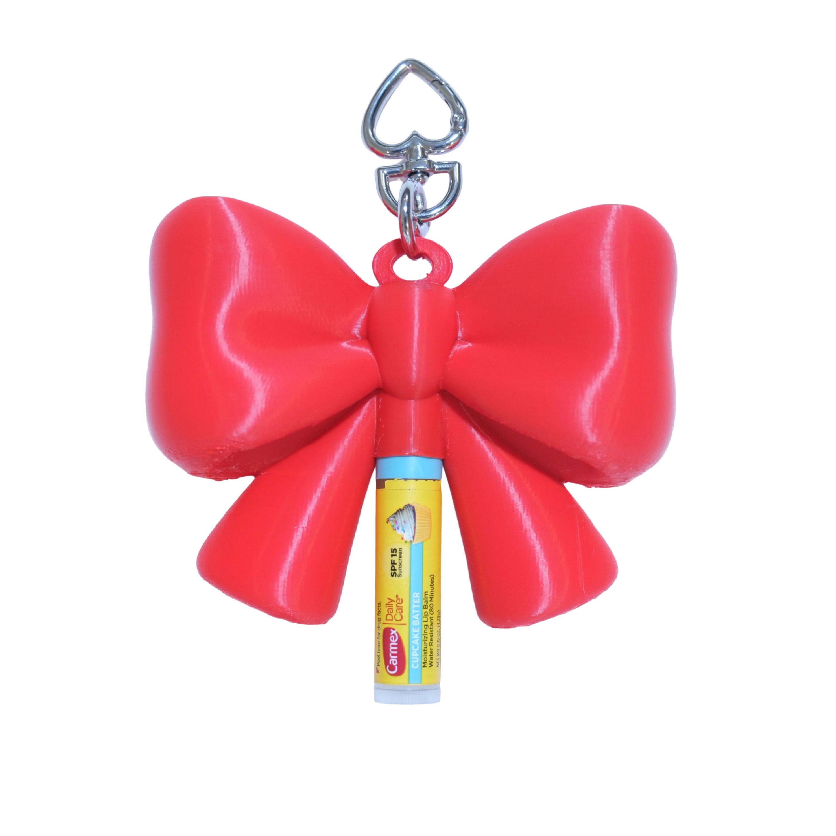 RIBBON LIP BALM HOLDER - RED
